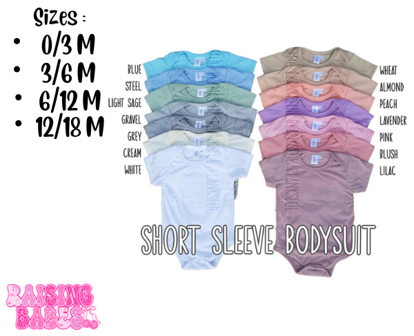 Short Sleeve Bodysuit