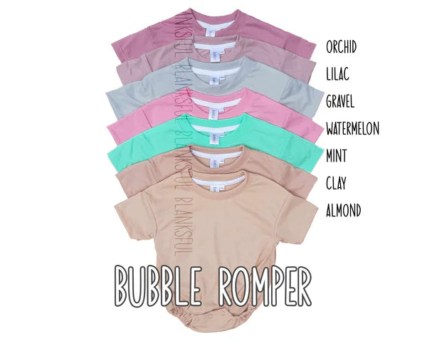 Short Sleeve Bubble Romper